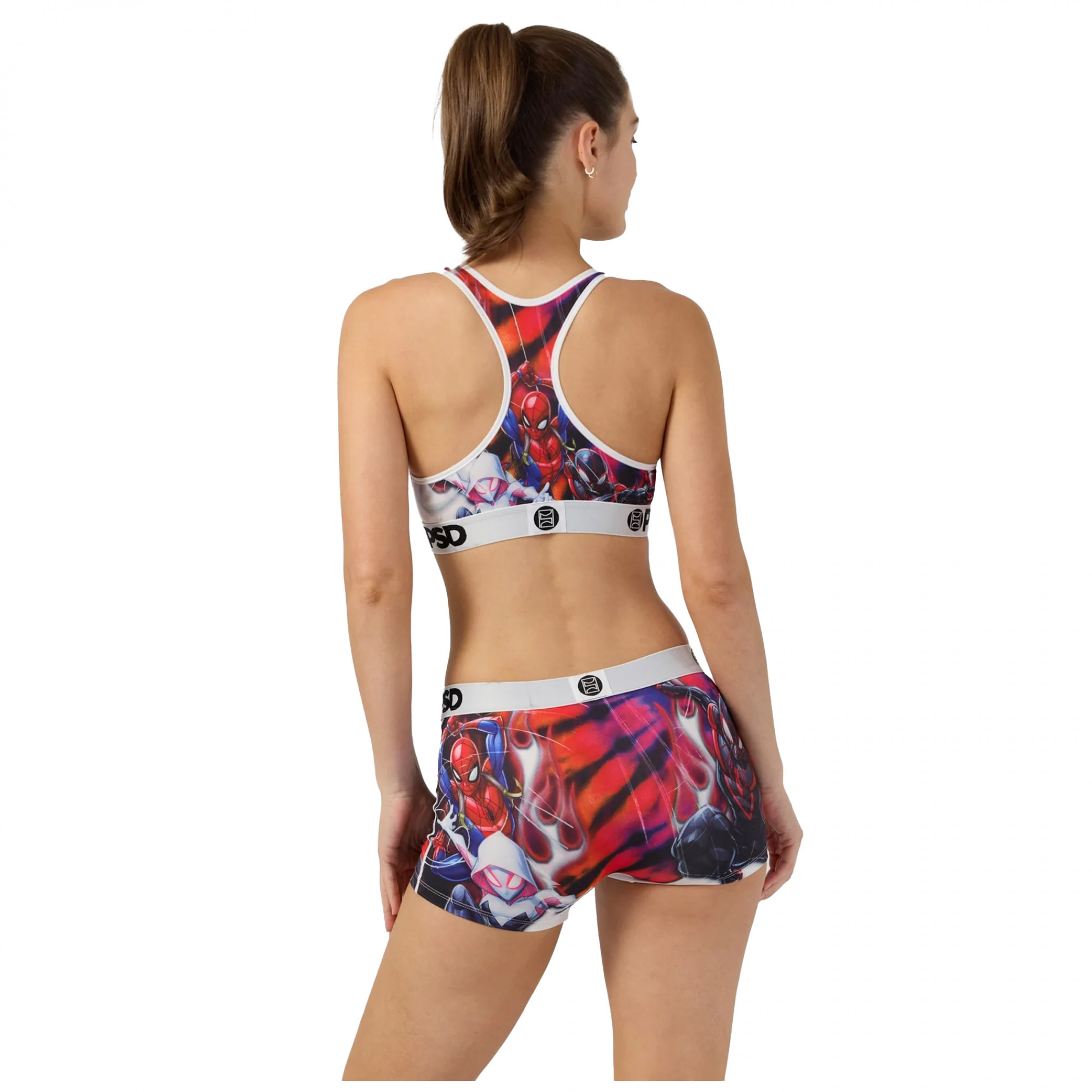 Spider-Man Spider-Verse Triad PSD Sports Bra